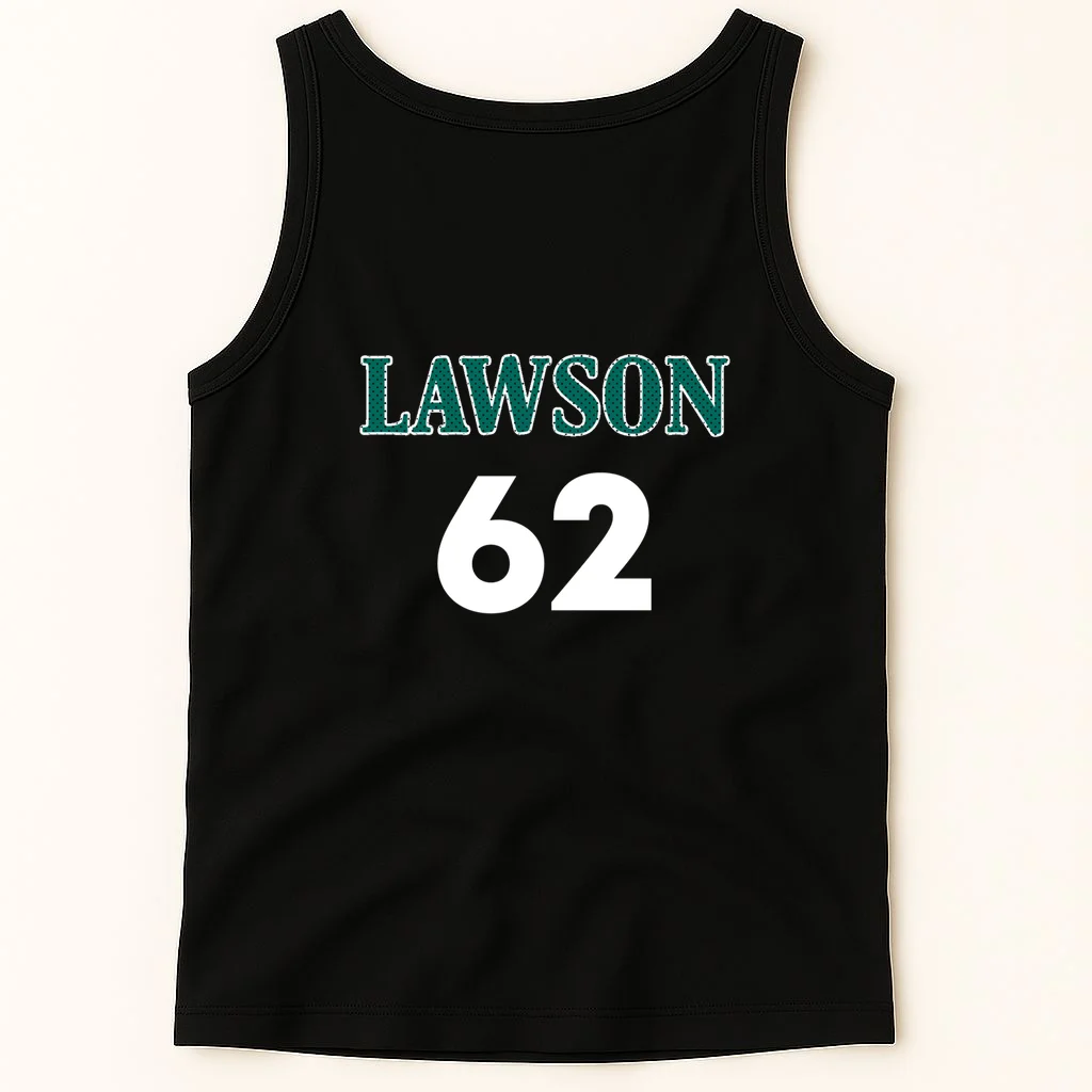 Football Jersey Name & Number – Personalized Player Name Custom Gift Men's Tank Top - Back 1