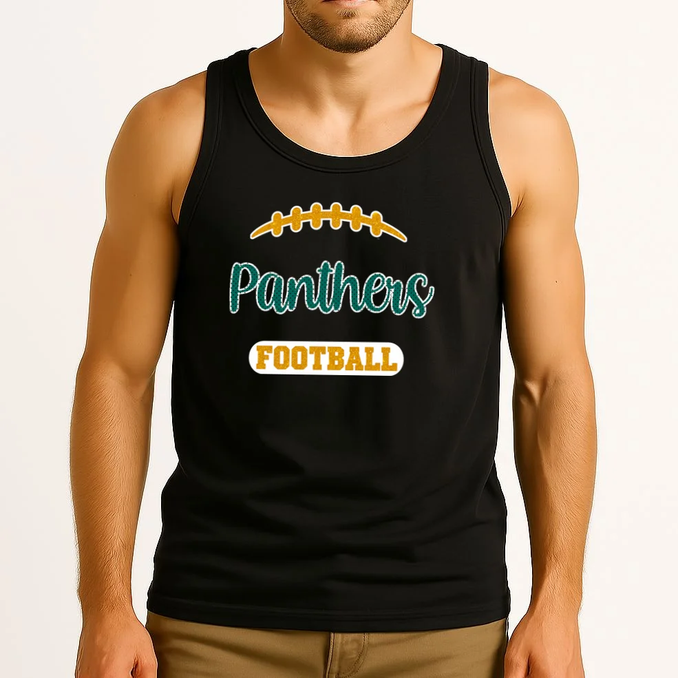 Football Jersey Name & Number – Personalized Player Name Custom Gift Men's Tank Top - Front 2