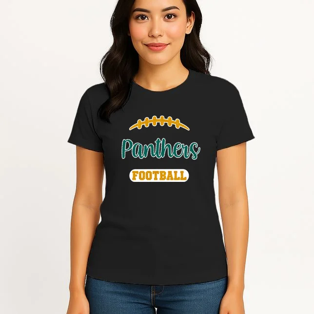 Football Jersey Name & Number – Personalized Player Name Custom Gift Women's T-Shirt - Front 3