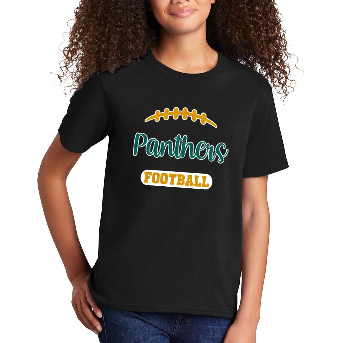 Football Jersey Name & Number – Personalized Player Name Custom Gift Kids T-Shirt - Front 1