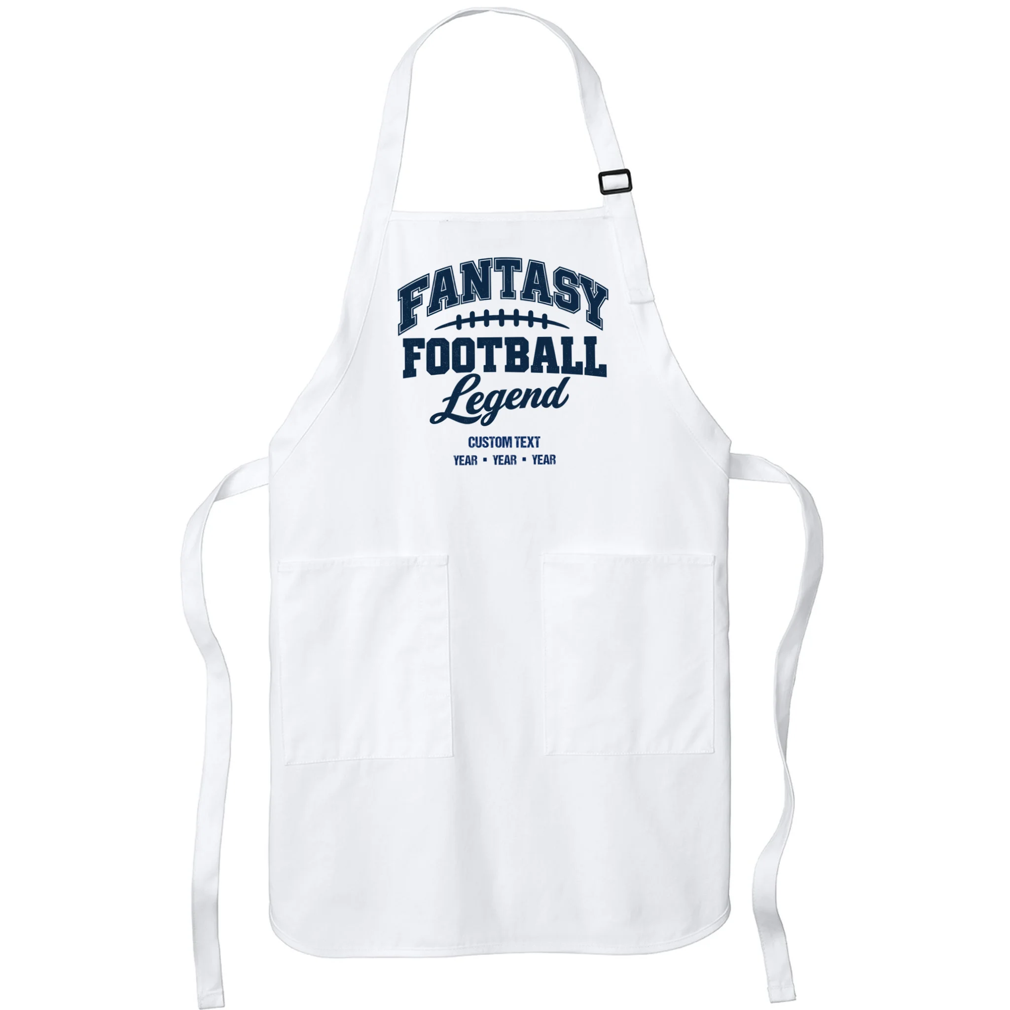 Fantasy Football Legend Personalized Text - Custom Gift Apron - Front