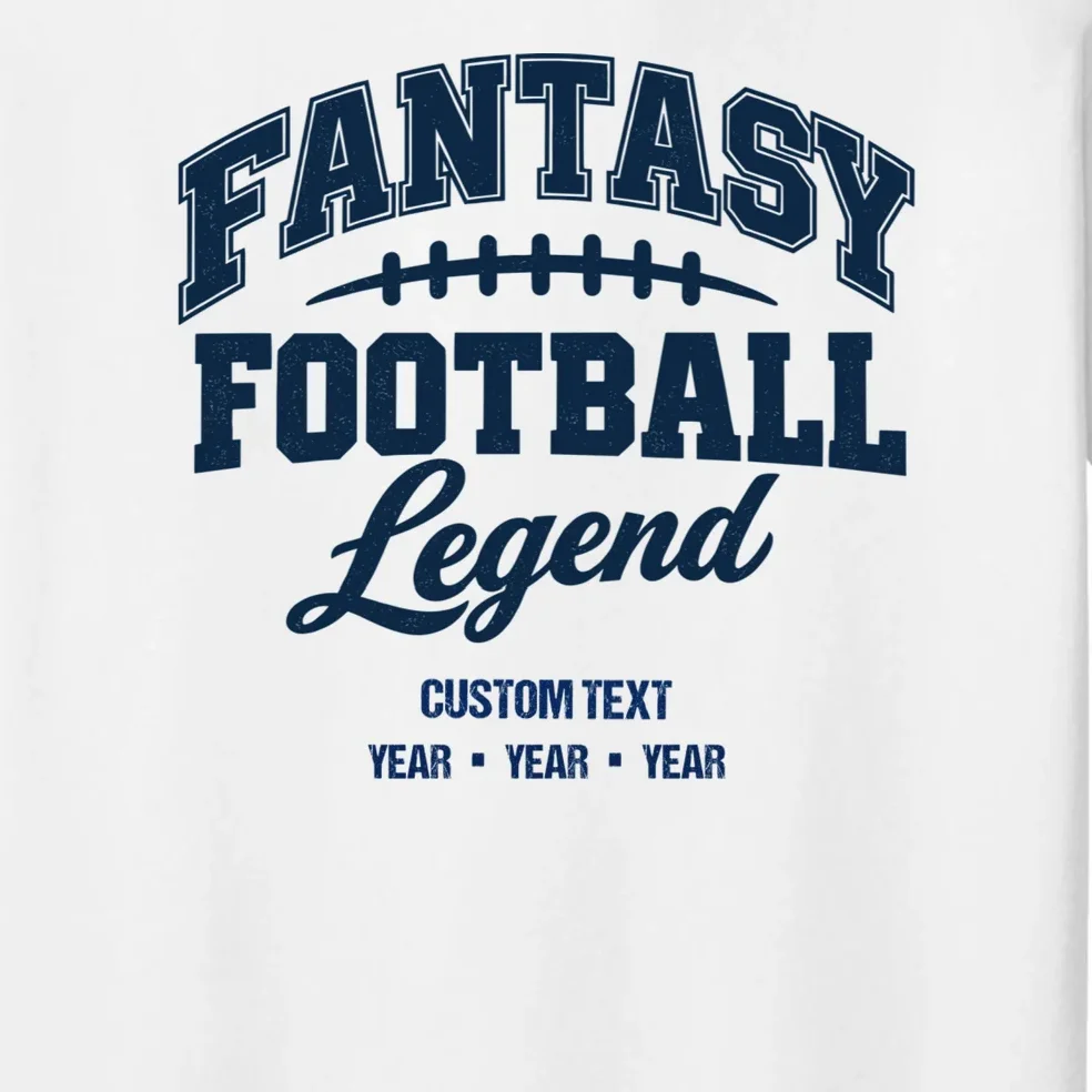 Fantasy Football Legend Personalized Text - Custom Gift Men's Pajamas - Front - Close-up