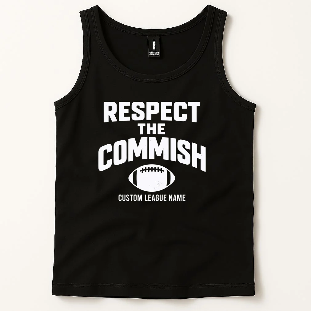 Custom Personalized Football Commissioner - Custom League Name Football Men's Tank Top - Front 1