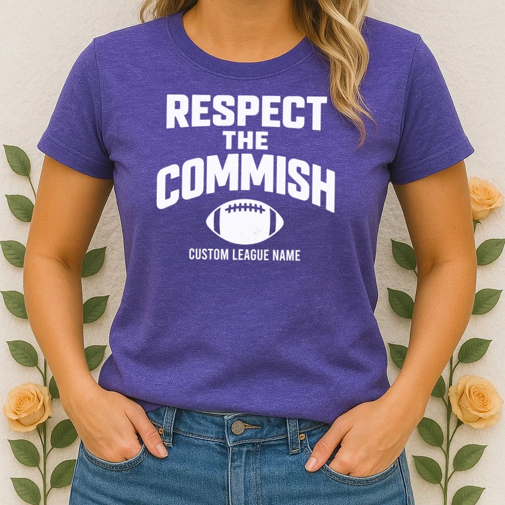 Custom Personalized Football Commissioner - Custom League Name Football Women's T-Shirt - Front 1