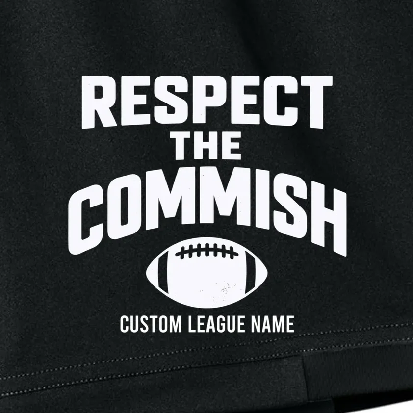 Custom Personalized Football Commissioner Shirt - Custom League Name Football Shirt Kids Shorts - Front - Close-up