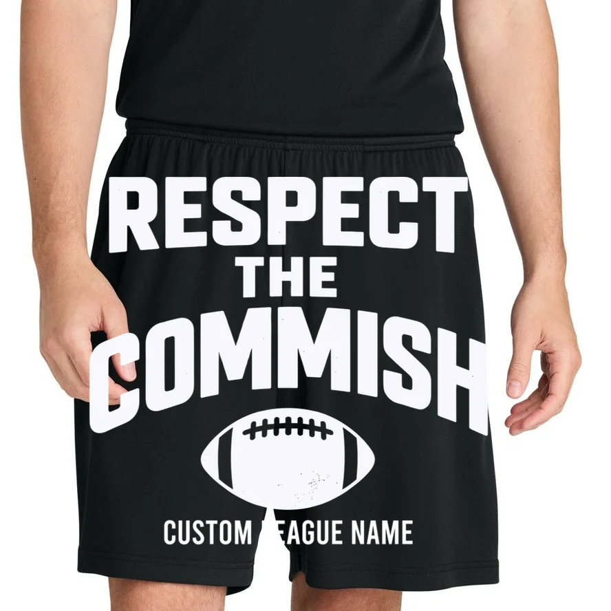 Custom Personalized Football Commissioner Shirt - Custom League Name Football Shirt Men's Shorts - Front 1
