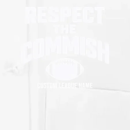 Custom Personalized Football Commissioner Shirt - Custom League Name Football Shirt Men's Chef Coat - Front - Close-up