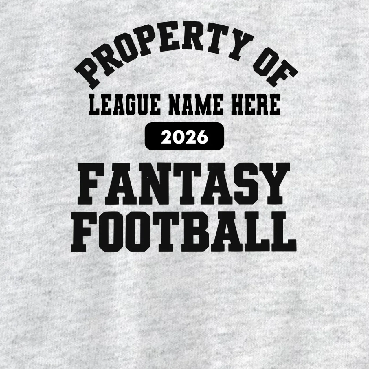 Custom Personalized Fantasy Football - Custom Team Name Fantasy Football - Football Fan Gift Kids Sweatshirt - Front - Close-up