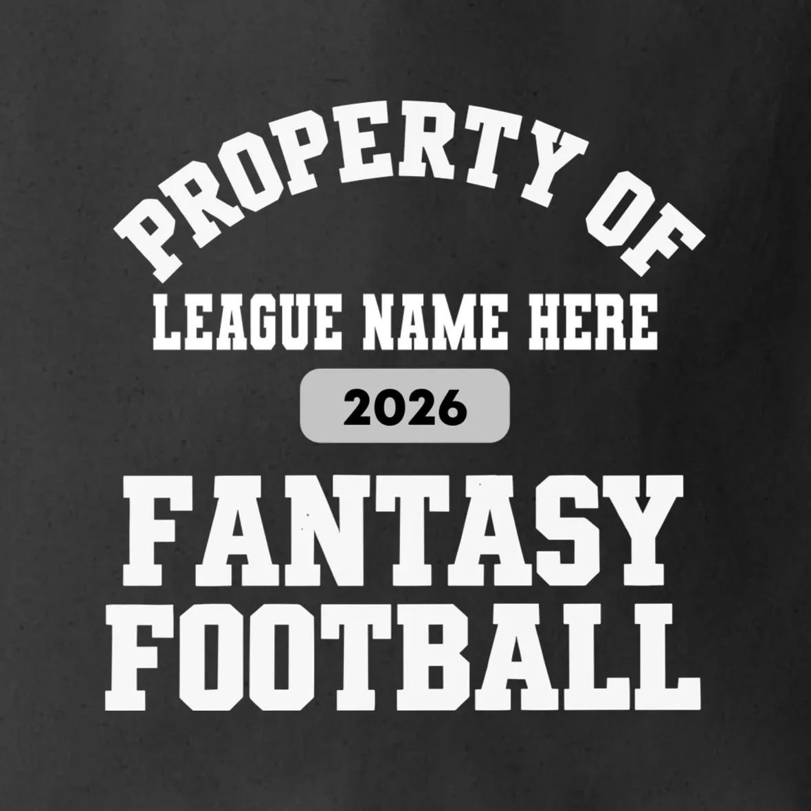 Custom Personalized Fantasy Football - Custom Team Name Fantasy Football - Football Fan Gift Tote Bag - Front - Close-up