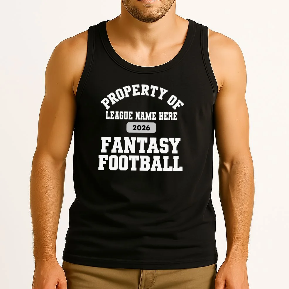 Custom Personalized Fantasy Football  - Custom Team Name Fantasy Football - Football Fan Gift Men's Tank Top - Front 2