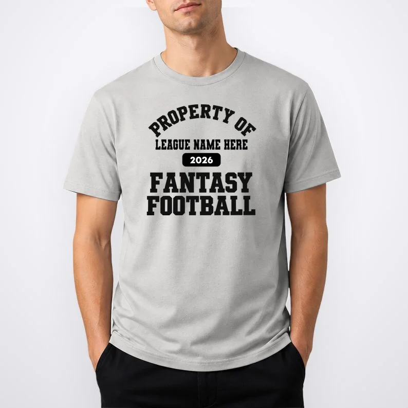 Custom Personalized Fantasy Football Shirt - Custom Team Name Fantasy Football T-Shirt - Football Fan Gift Men's T-Shirt - Front 1