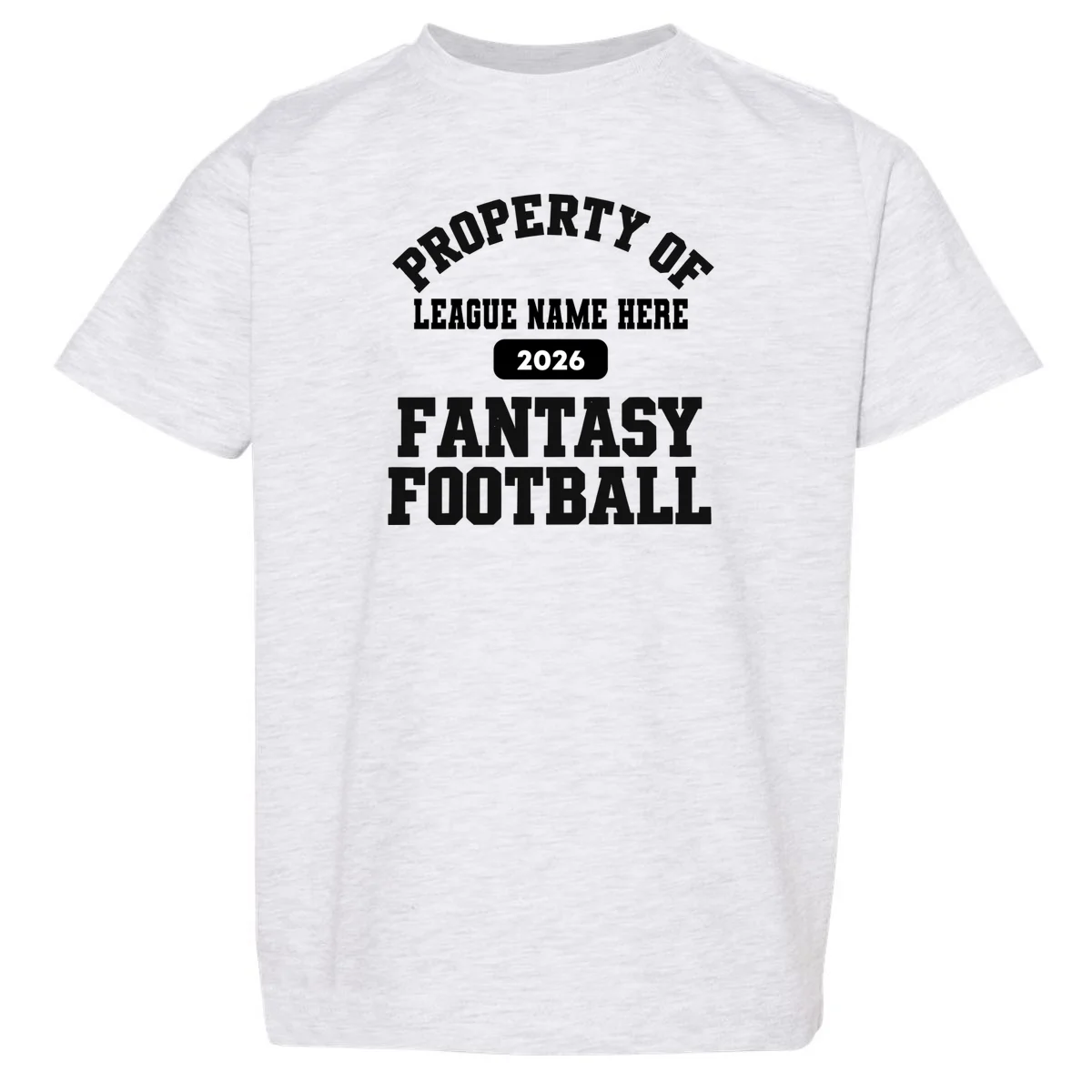 Custom Personalized Fantasy Football Shirt - Custom Team Name Fantasy Football T-Shirt - Football Fan Gift Toddler T-Shirt - Front