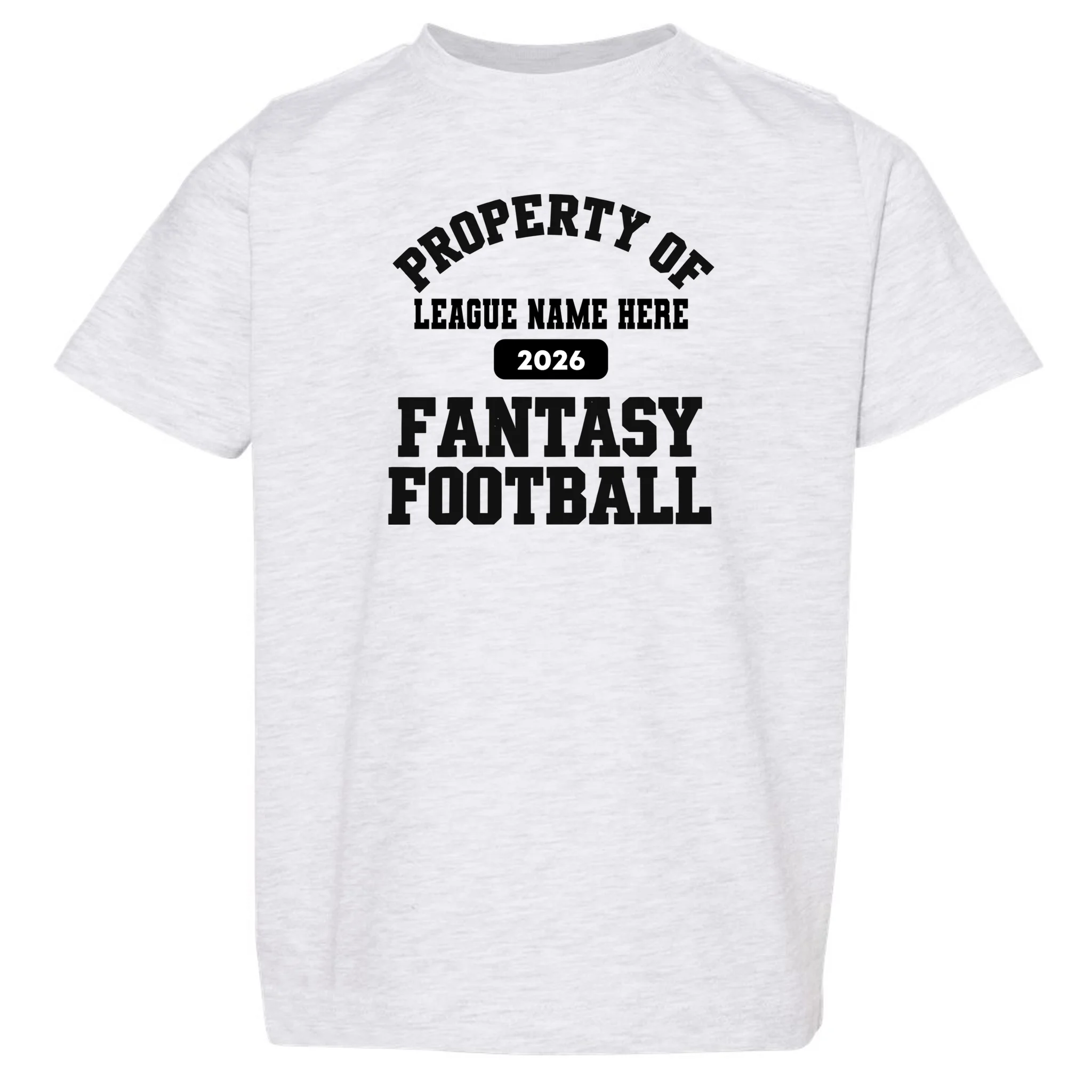 Custom Personalized Fantasy Football Shirt - Custom Team Name Fantasy Football T-Shirt - Football Fan Gift Toddler T-Shirt - Front