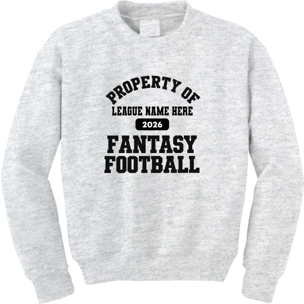 Custom Personalized Fantasy Football Shirt - Custom Team Name Fantasy Football T-Shirt - Football Fan Gift Kids Sweatshirt - Front