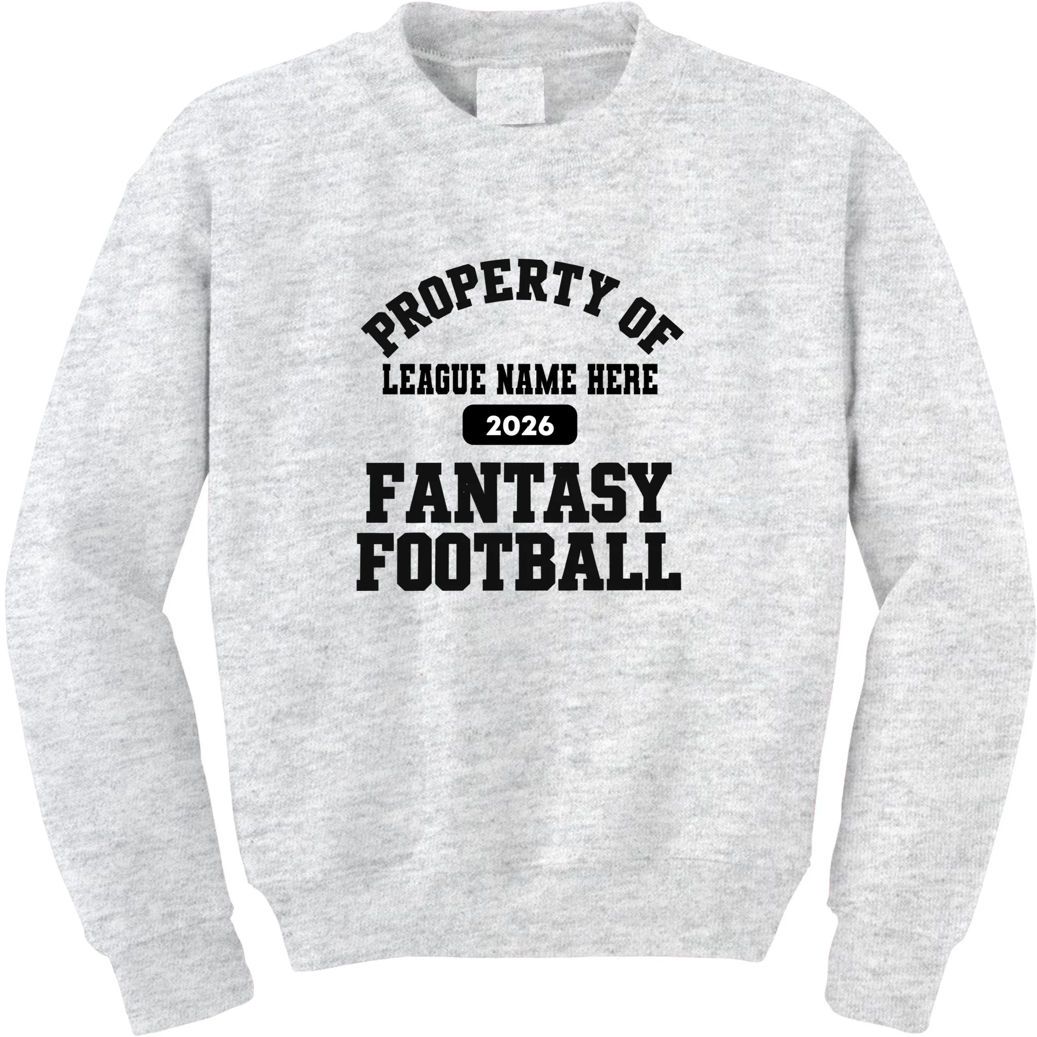 Custom Personalized Fantasy Football Shirt - Custom Team Name Fantasy Football T-Shirt - Football Fan Gift Kids Sweatshirt - Front