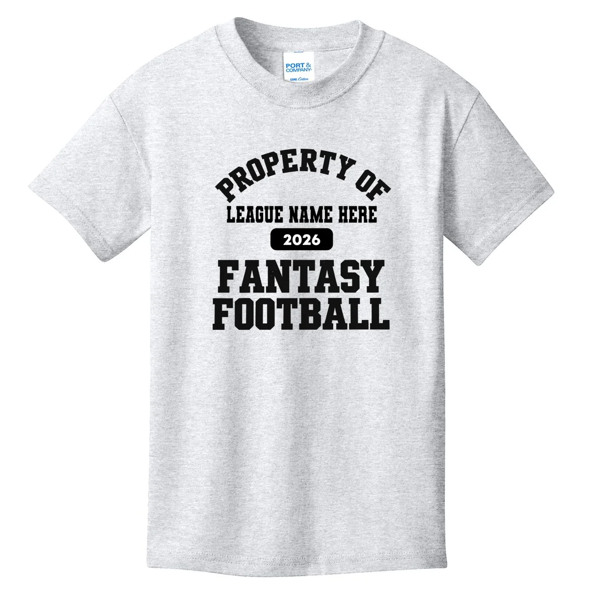 Custom Personalized Fantasy Football Shirt - Custom Team Name Fantasy Football T-Shirt - Football Fan Gift Kids T-Shirt - Front