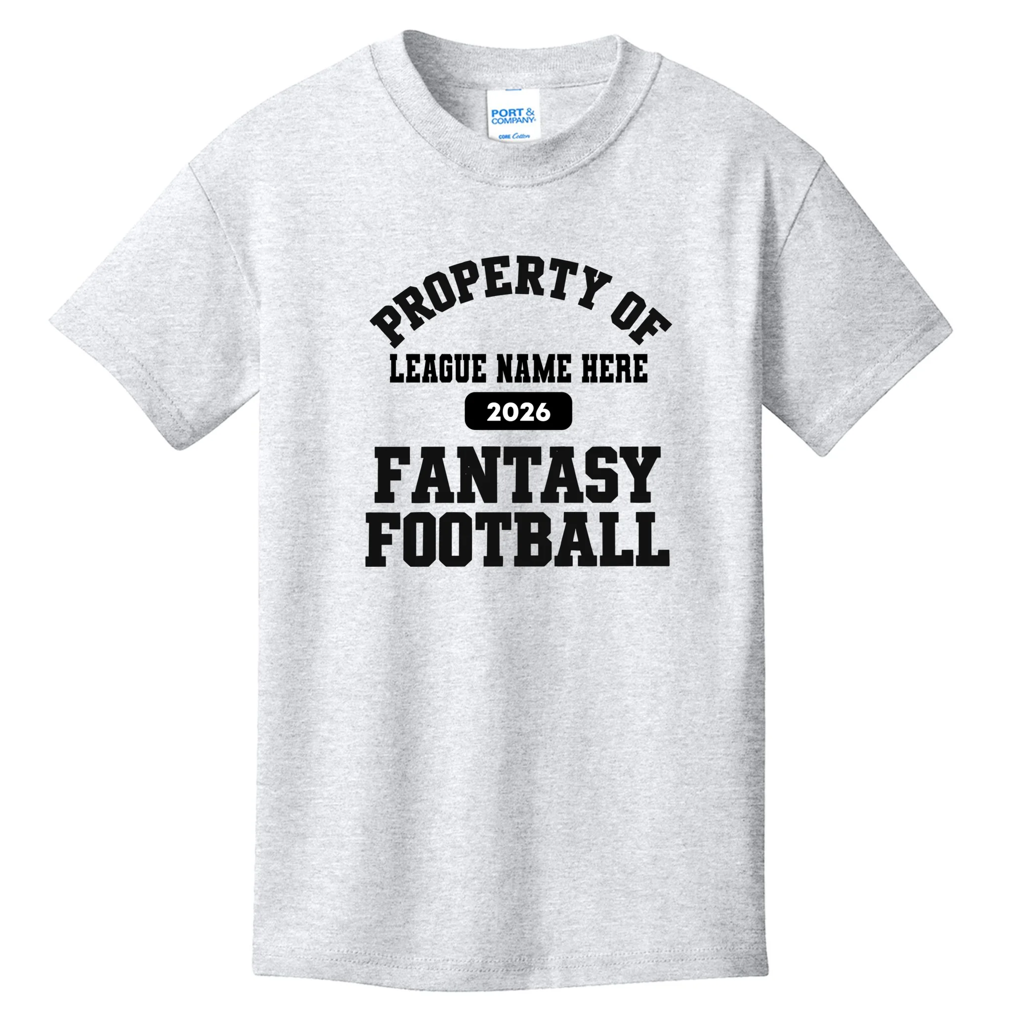 Custom Personalized Fantasy Football Shirt - Custom Team Name Fantasy Football T-Shirt - Football Fan Gift Kids T-Shirt - Front