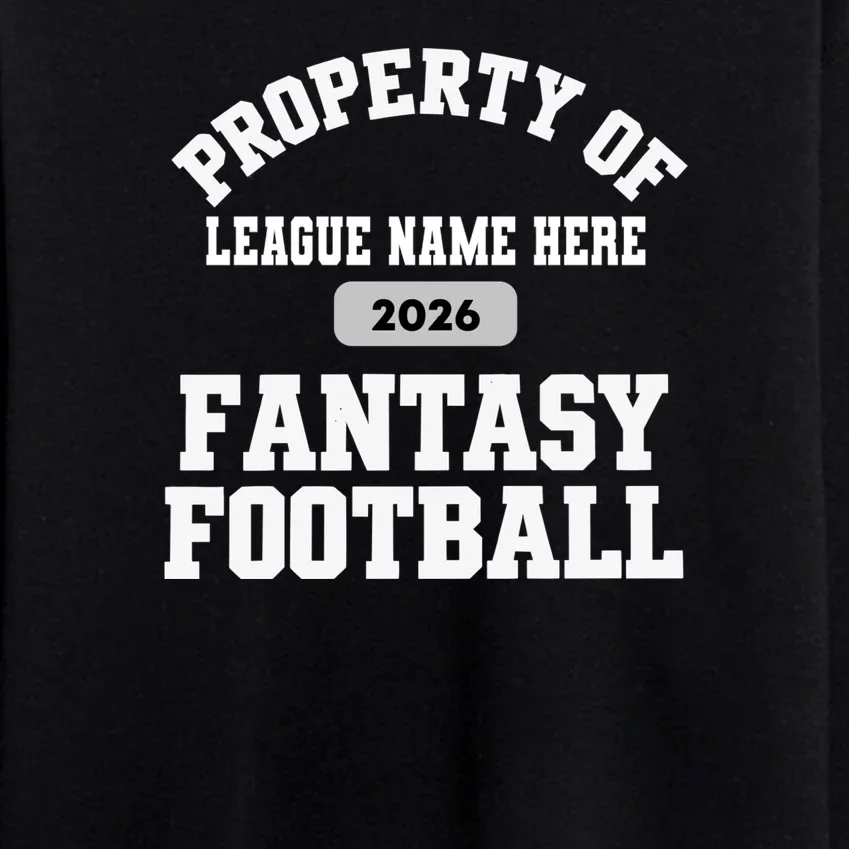 Custom Personalized Fantasy Football Shirt - Custom Team Name Fantasy Football T-Shirt - Football Fan Gift Men's Sweatsuit - Front - Close-up