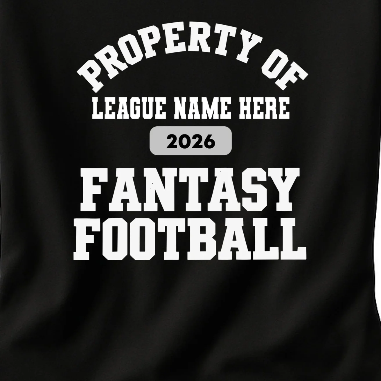 Custom Personalized Fantasy Football Shirt - Custom Team Name Fantasy Football T-Shirt - Football Fan Gift Women's T-Shirt - Front - Close-up