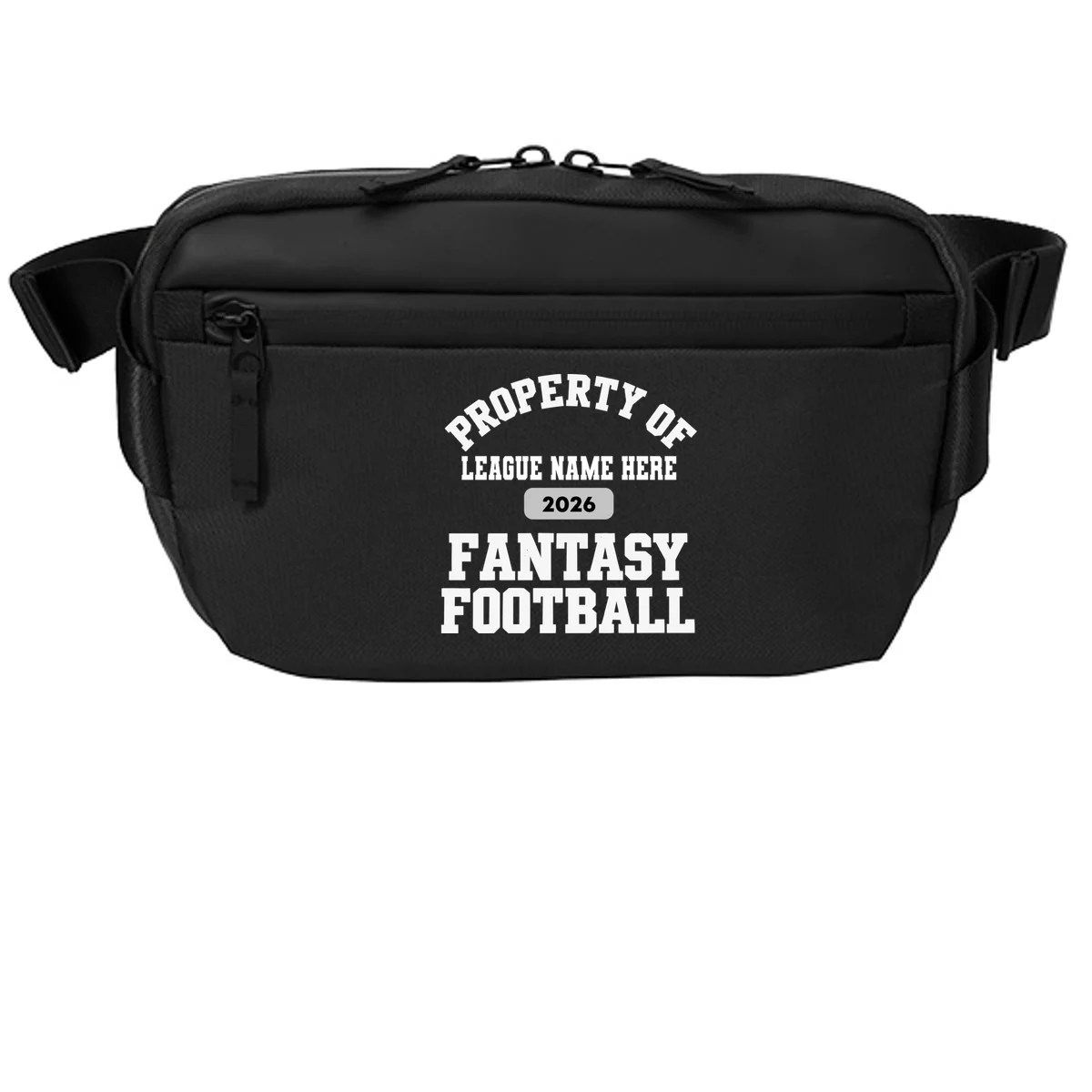 Custom Personalized Fantasy Football Shirt - Custom Team Name Fantasy Football T-Shirt - Football Fan Gift Crossbody - Front