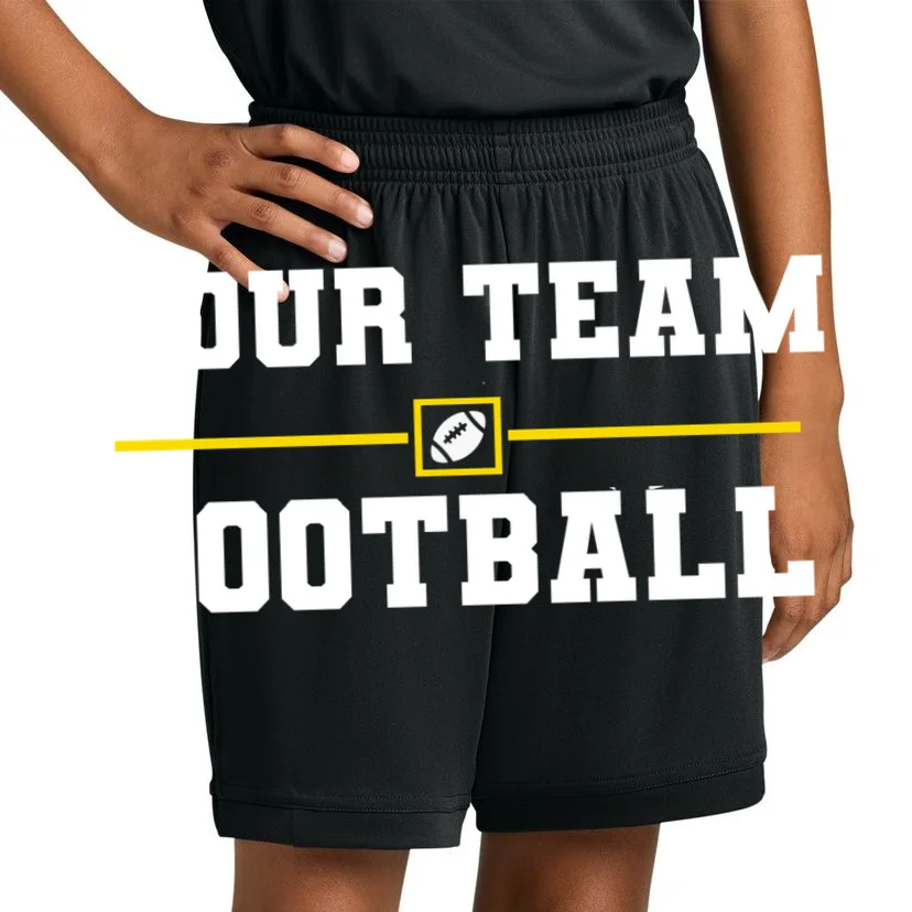 Custom Personalized Football Team - Personalized Football Fan - Football Team Gift Kids Shorts - Front 1