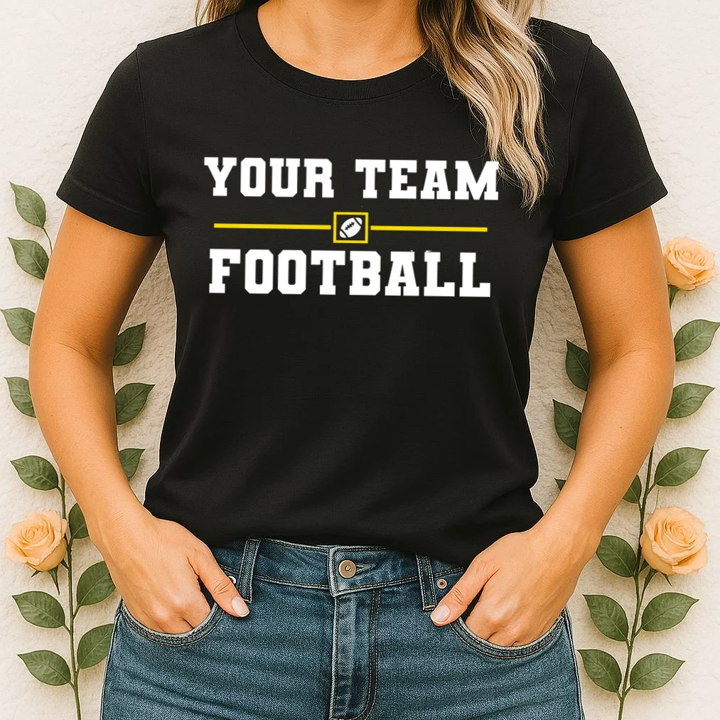 Custom Personalized Football Team - Personalized Football Fan - Football Team Gift Women's T-Shirt - Front 1