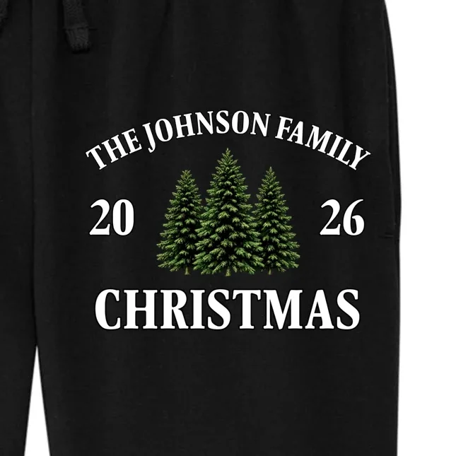 Custom Personalized Family Christmas Shirt Women's Fleece Sweatpants - Front - Close-up
