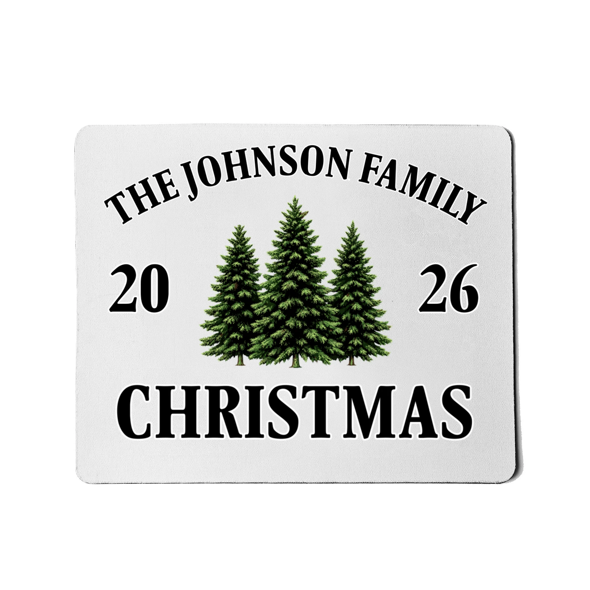 Custom Personalized Family Christmas Shirt Mouse Pad - Front
