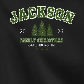 Custom Personalized Family Christmas Name Kids Jacket - Front - Close-up