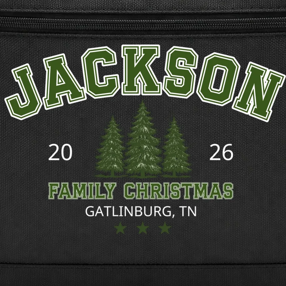 Custom Personalized Family Christmas Name Briefcase - Front - Close-up