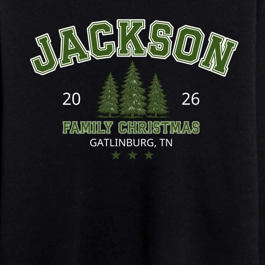 Custom Personalized Family Christmas Name Men's Sweatsuit - Front - Close-up