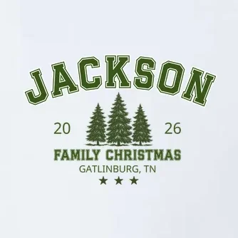 Custom Personalized Family Christmas Name Men's Polo - Front - Close-up