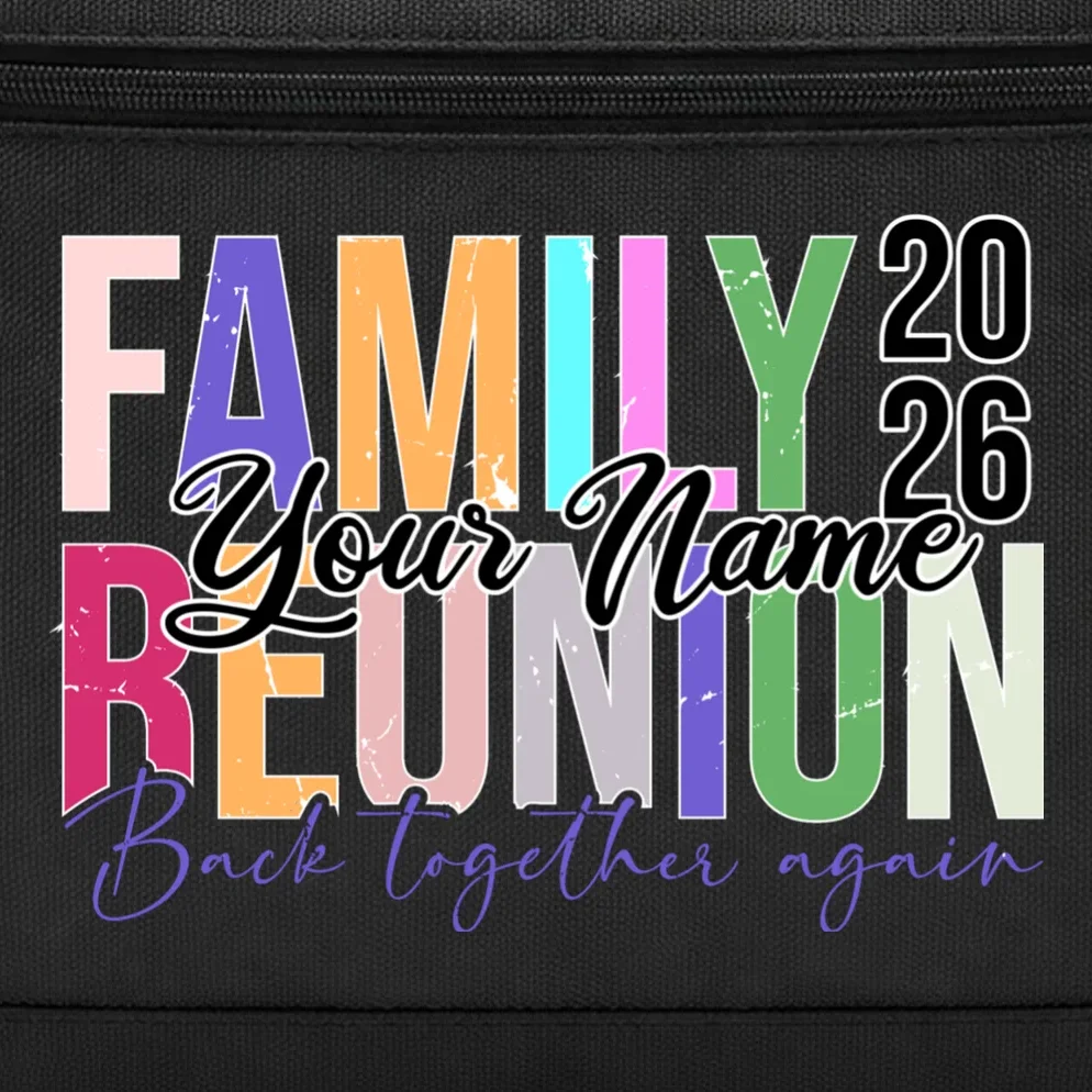 Custom Personalized FAMILY REUNION 2026 Your Name Back together again Briefcase - Front - Close-up