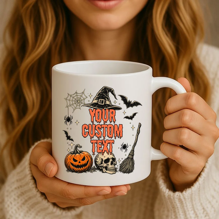 Custom Personalized Halloween Mug - Front 2