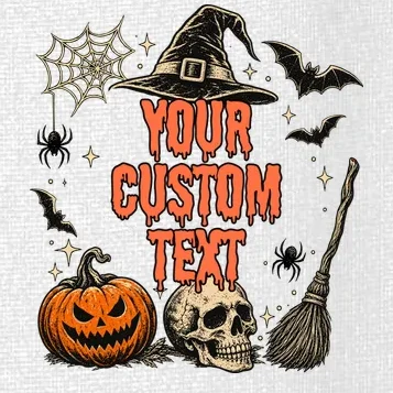 Custom Personalized Halloween Women's Polo - Front - Close-up