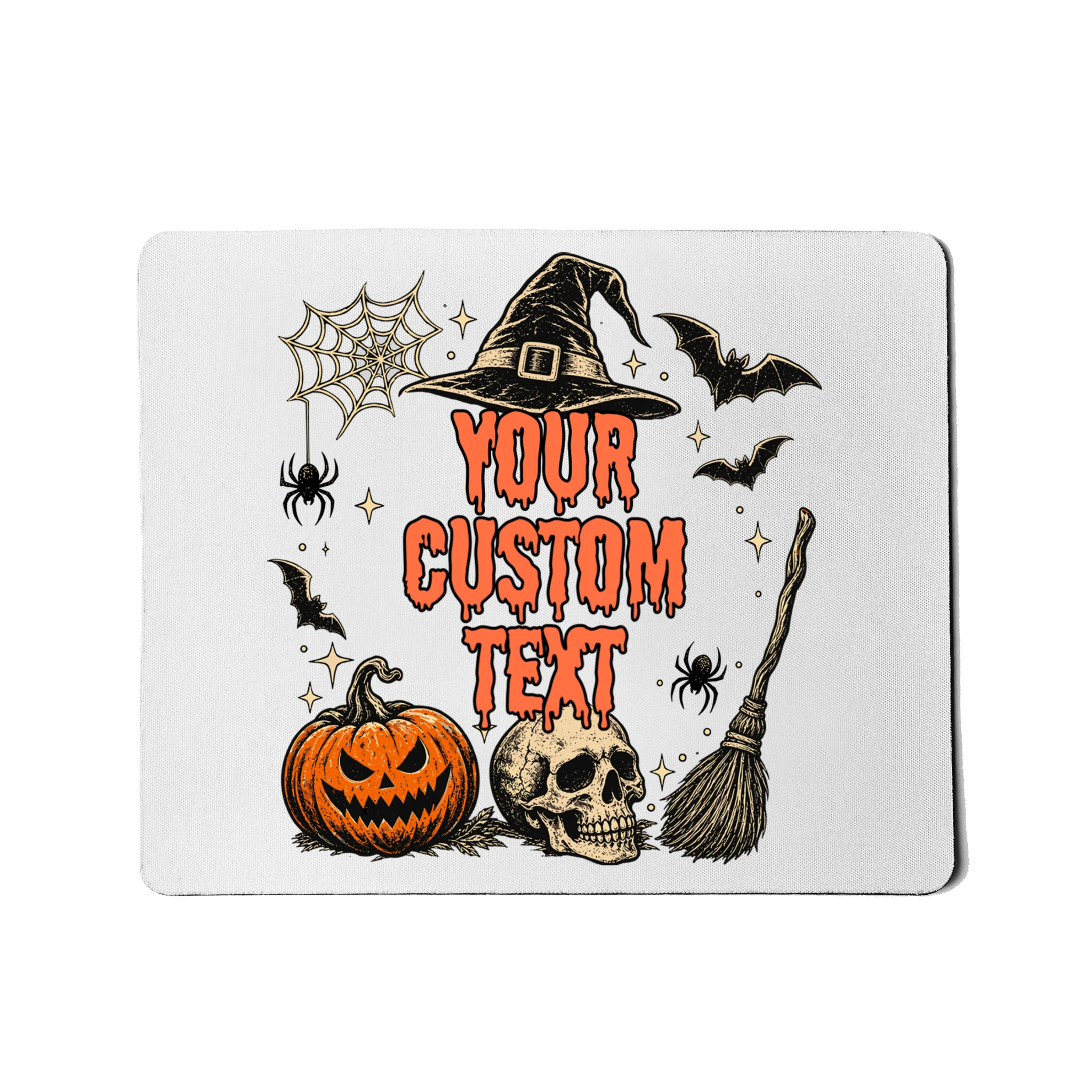 Custom Personalized Halloween Mouse Pad - Front