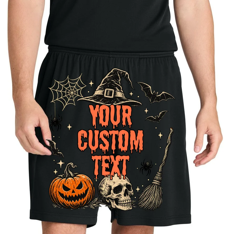 Custom Personalized Halloween Shirt - Matching Halloween Tee Men's Shorts - Front 1