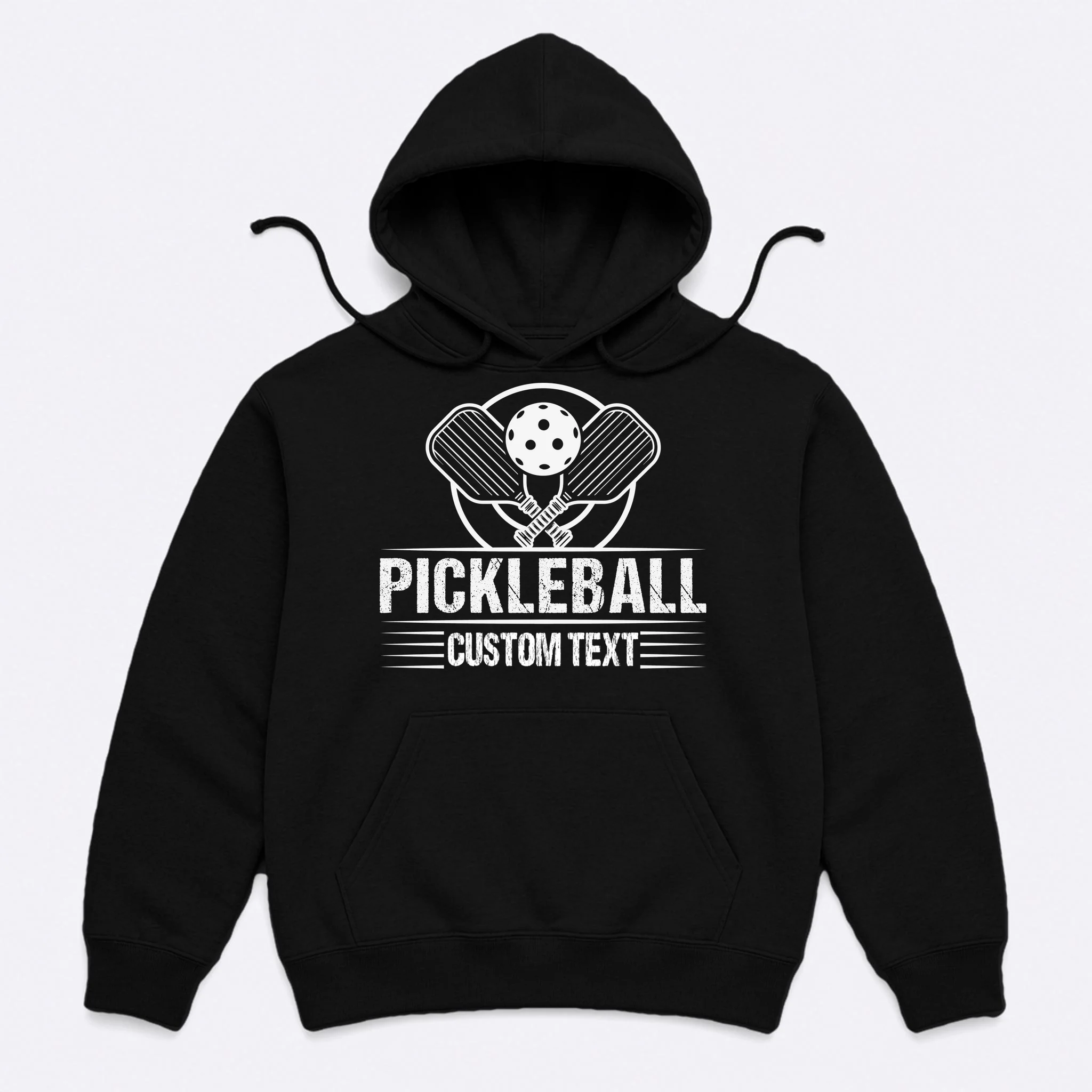 Custom Pickleball Legend Personalized Men's Hoodie - Front