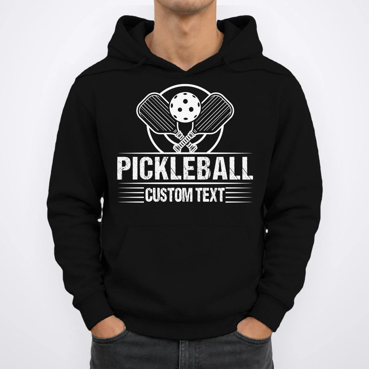 Custom Pickleball Legend Personalized Hoodie - Front 1