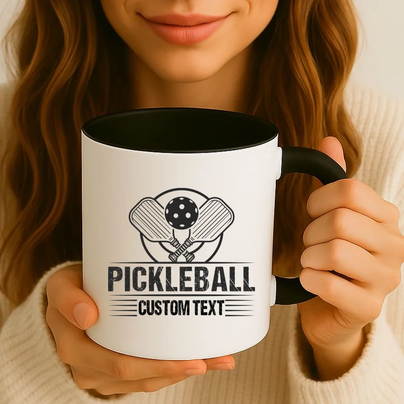 Custom Pickleball Legend Personalized Coffee Mug - Front 2