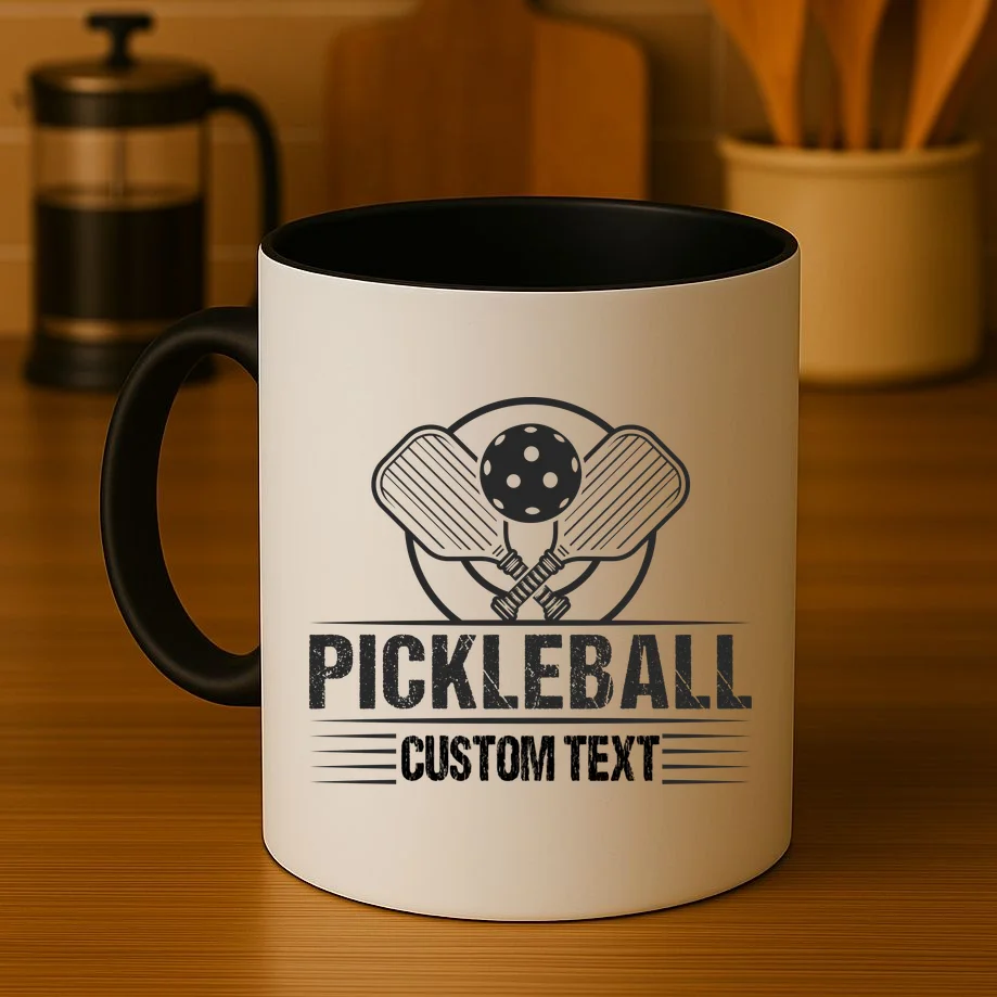 Custom Pickleball Legend Personalized Coffee Mug - Front 3