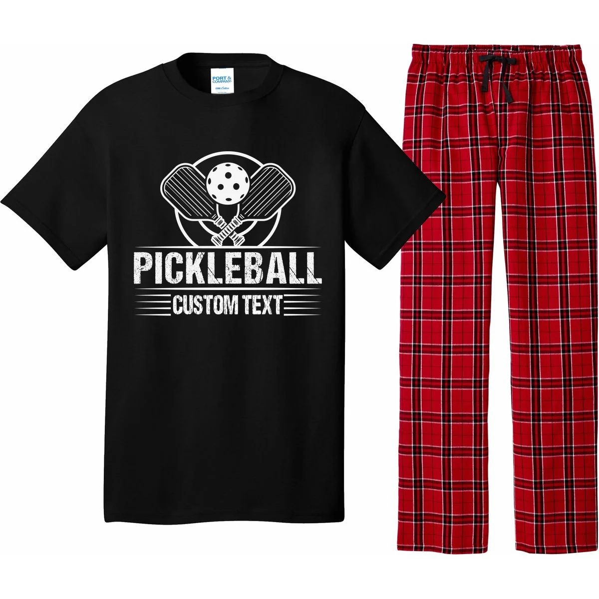 Custom Pickleball Legend Personalized Pajama Set - Front