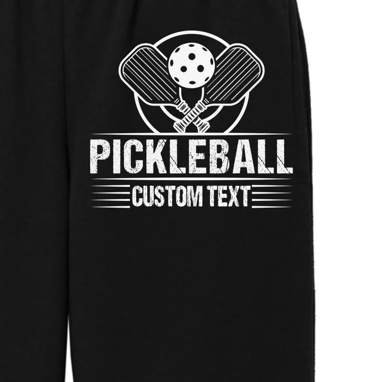 Custom Pickleball Legend Personalized Kids Fleece Sweatpants - Front - Close-up