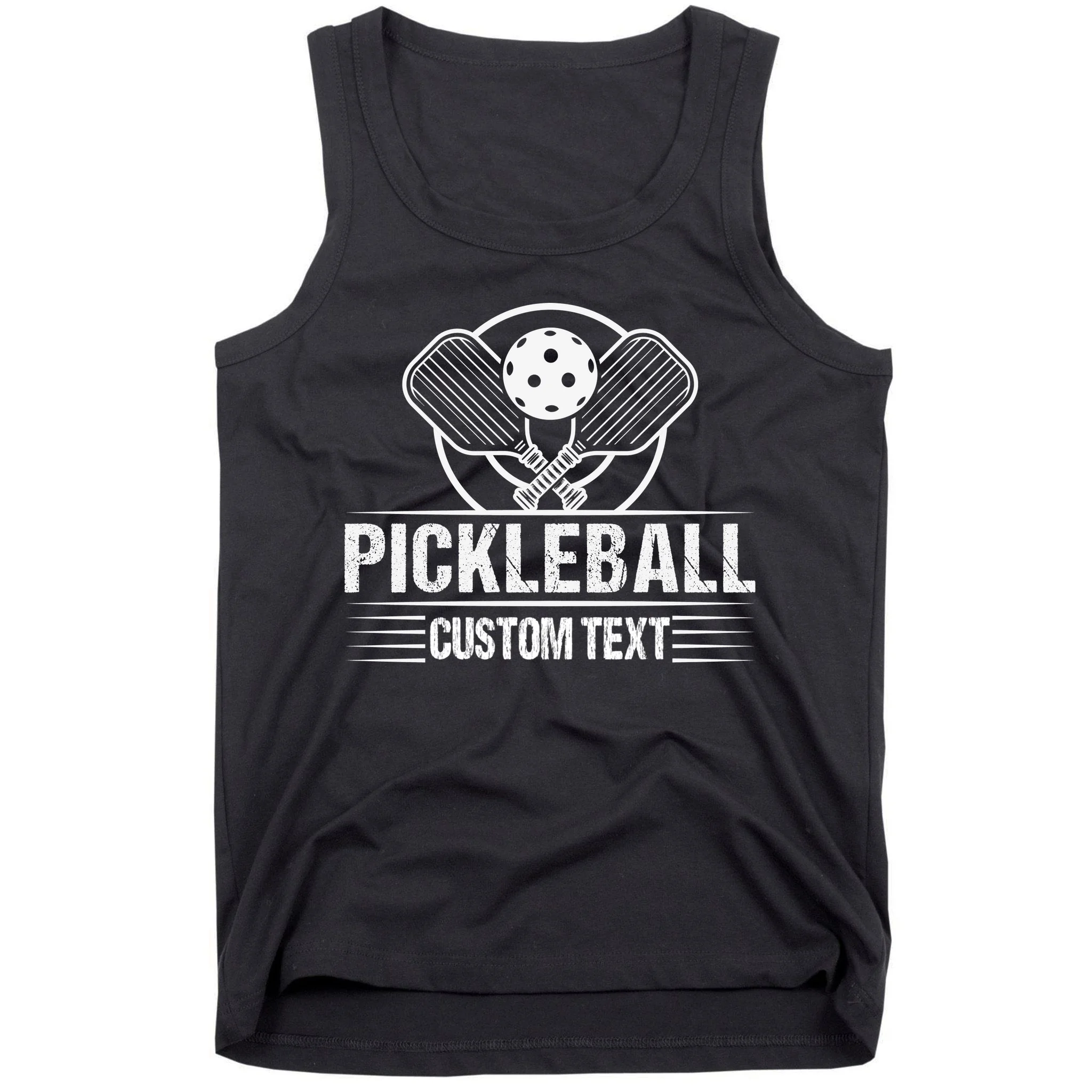 Custom Pickleball Legend Personalized Men's Tank Top - Front