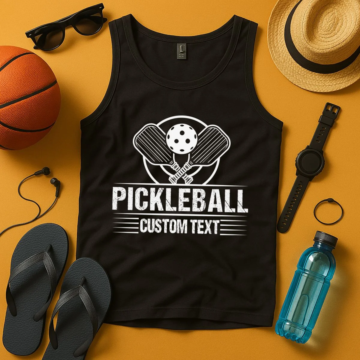 Custom Pickleball Legend Personalized Tank Top - Front 3