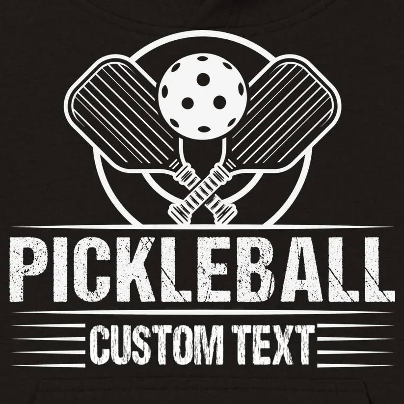 Custom Pickleball Legend Personalized Kids Hoodie - Front - Close-up