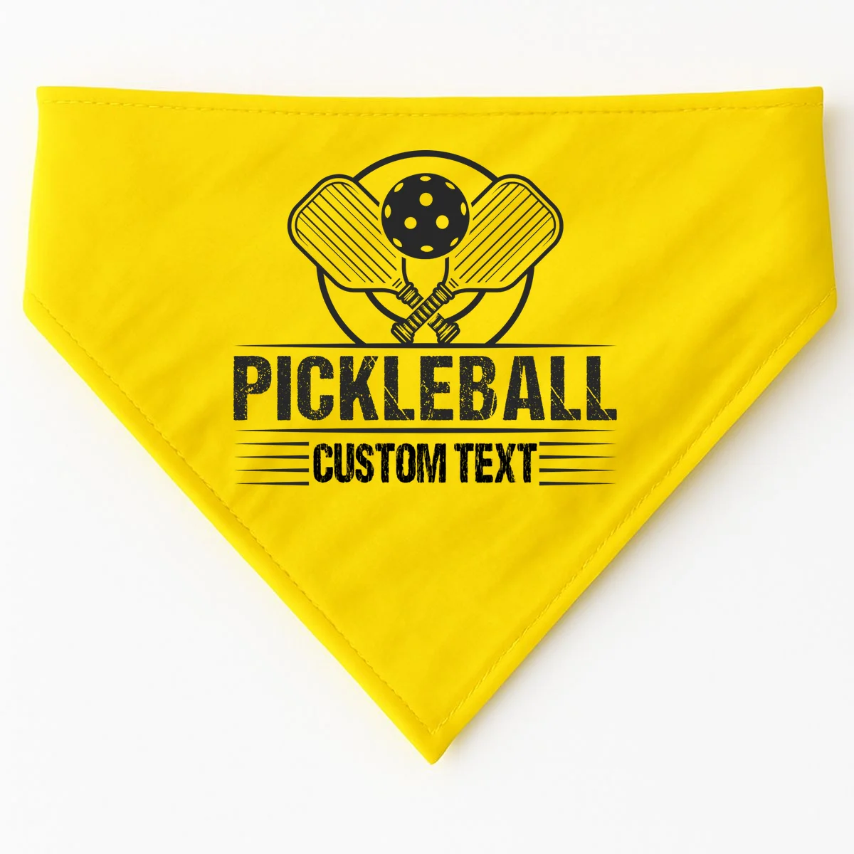 Custom Pickleball Legend Personalized Dog Bandana - Front