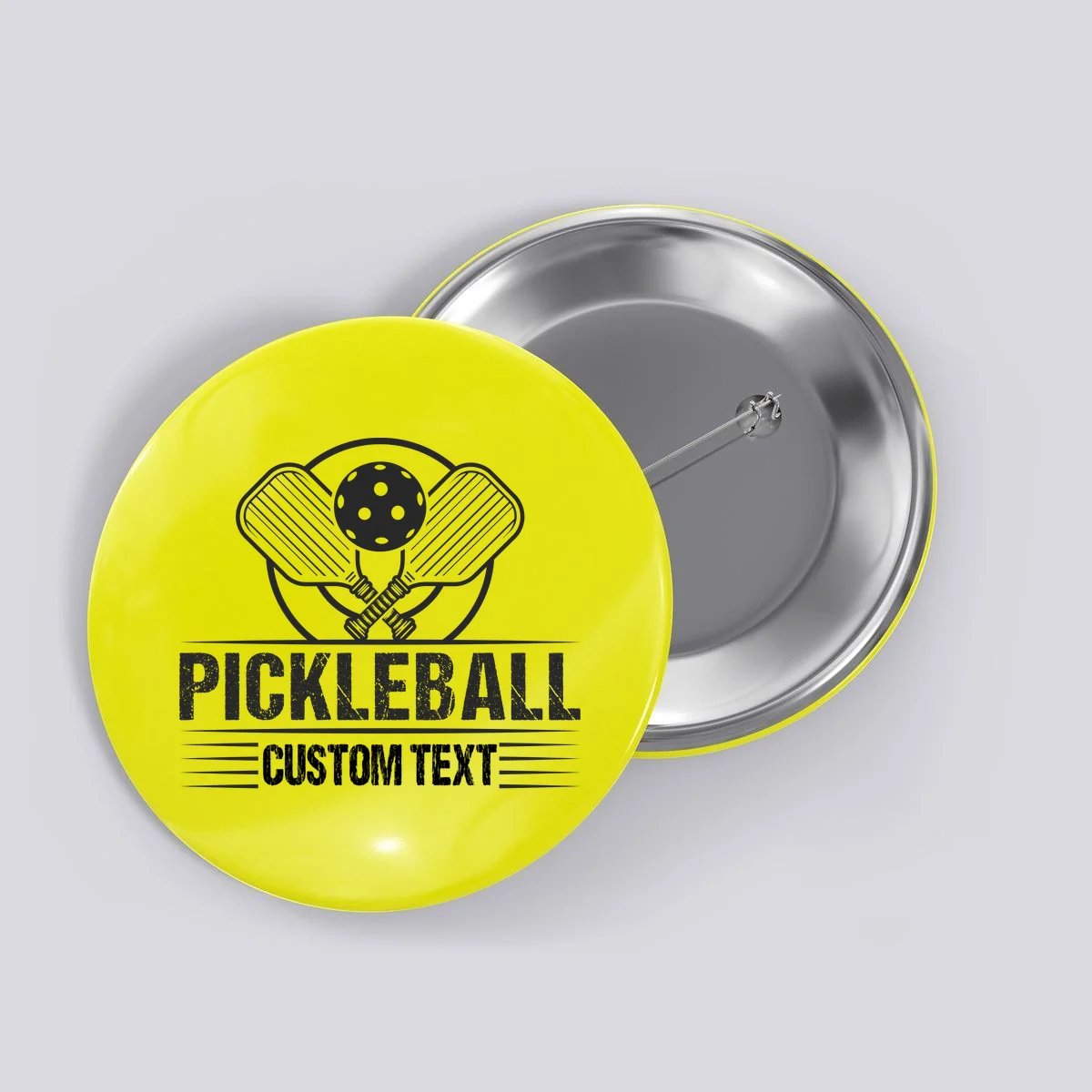 Custom Pickleball Legend Personalized Button - Front