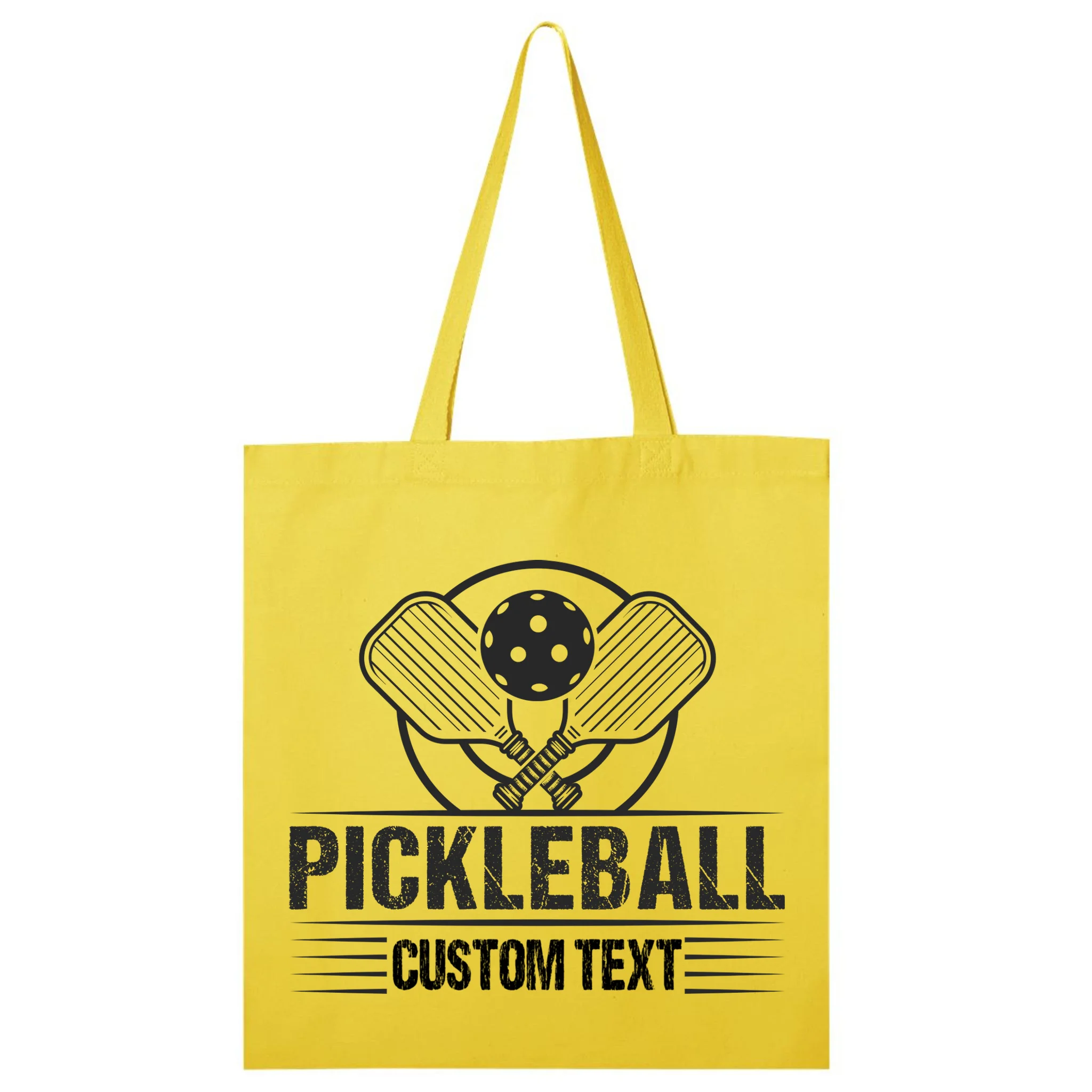 Custom Pickleball Legend Personalized Tote Bag - Front