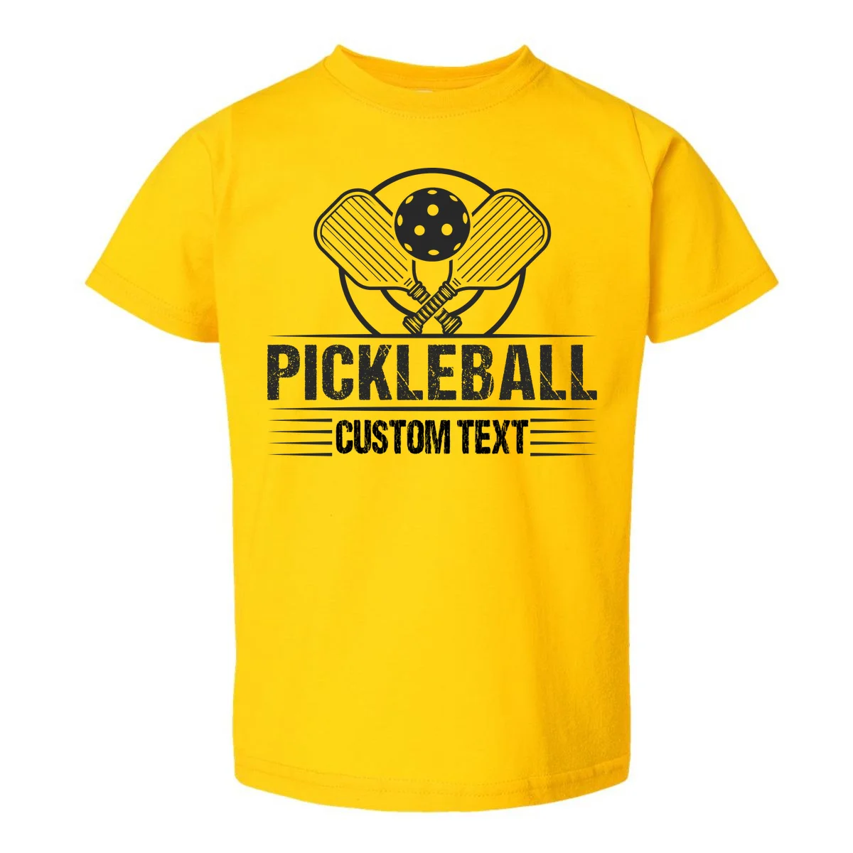Custom Pickleball Legend Personalized Toddler T-Shirt - Front